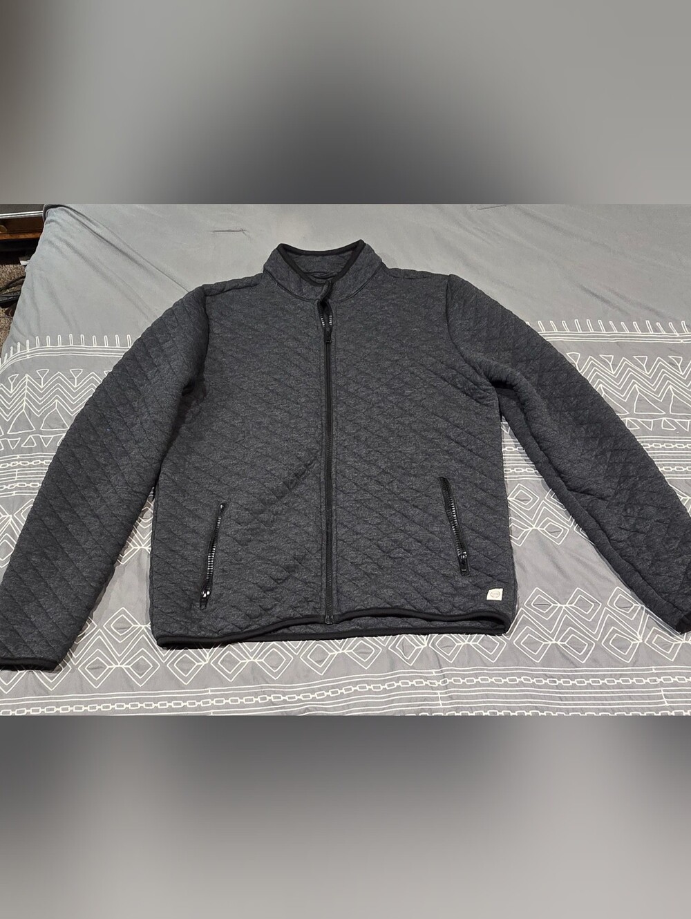 Marine Layer Mens Corbet Full Zip Quilted Jacket Size Large